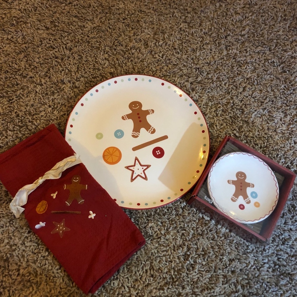 Gingerbread Men Party Serving Set
